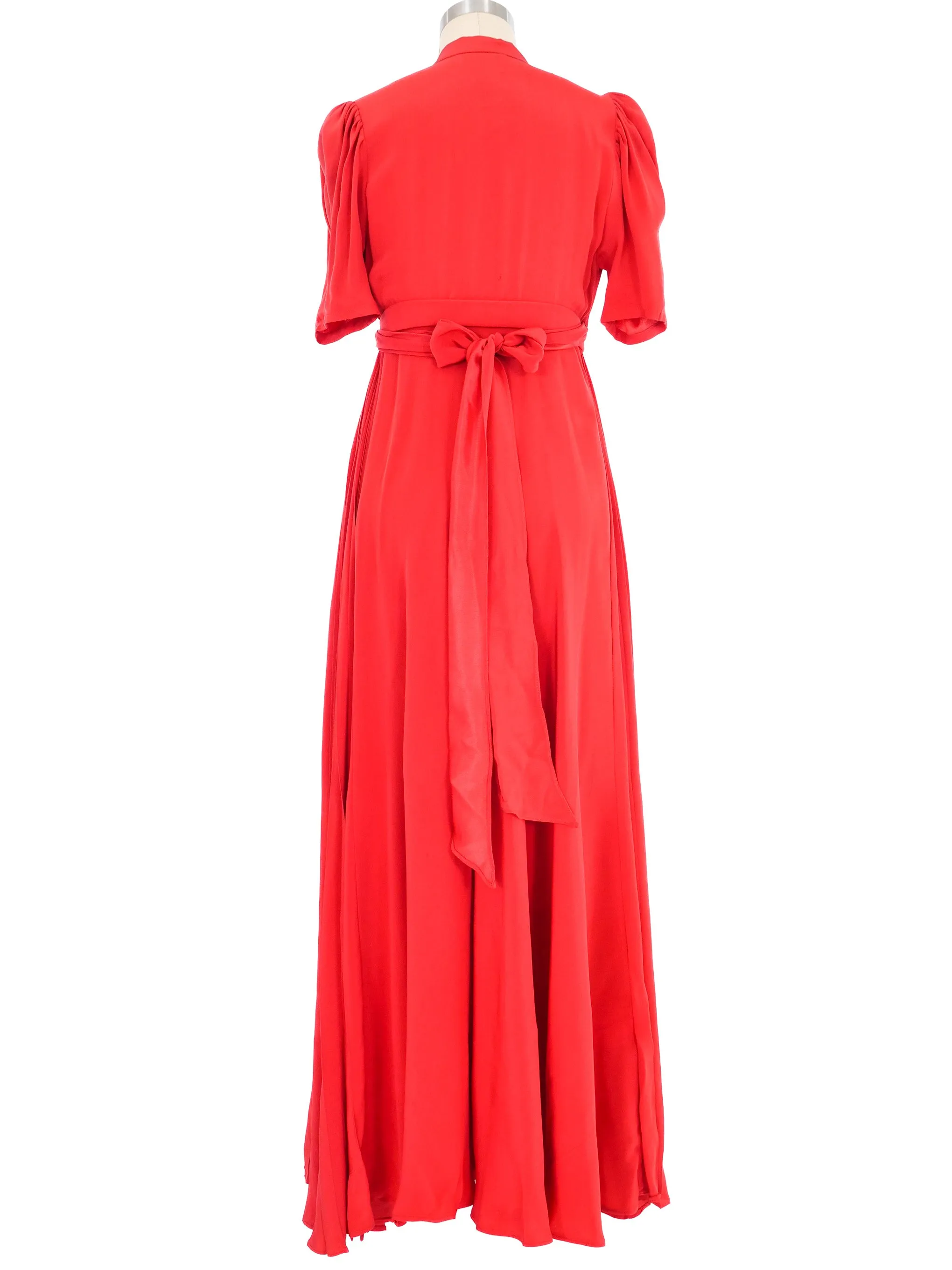 1970s Quorum Ossie Clark Bridget Wrap Dress
