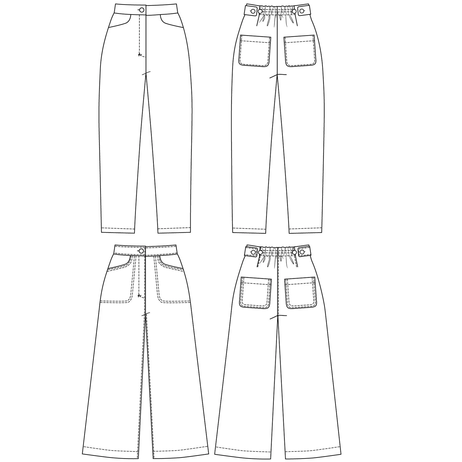 Aina Trousers & Culottes Pattern
