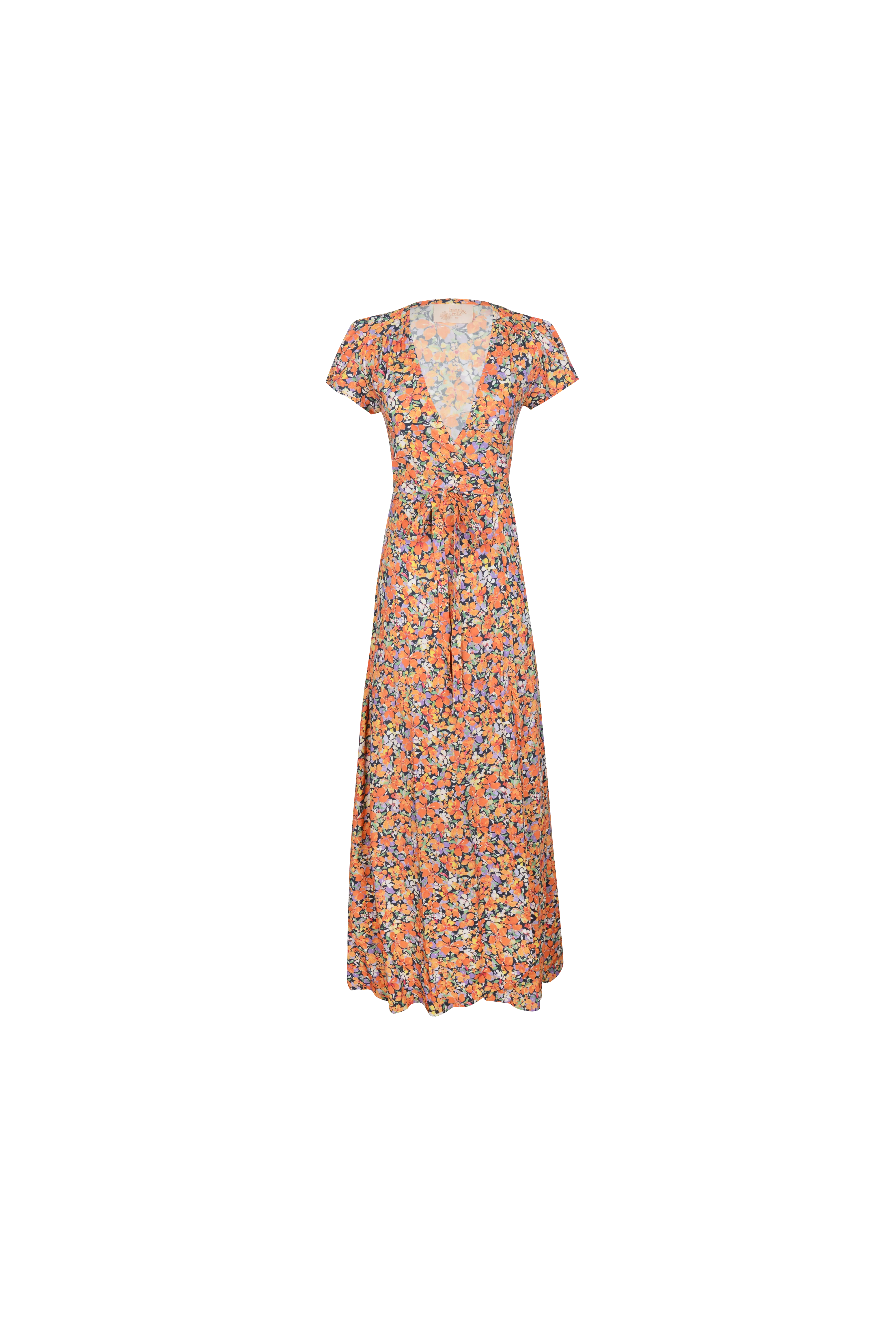 Alexa Maxi Wrap Dress | Wildflower