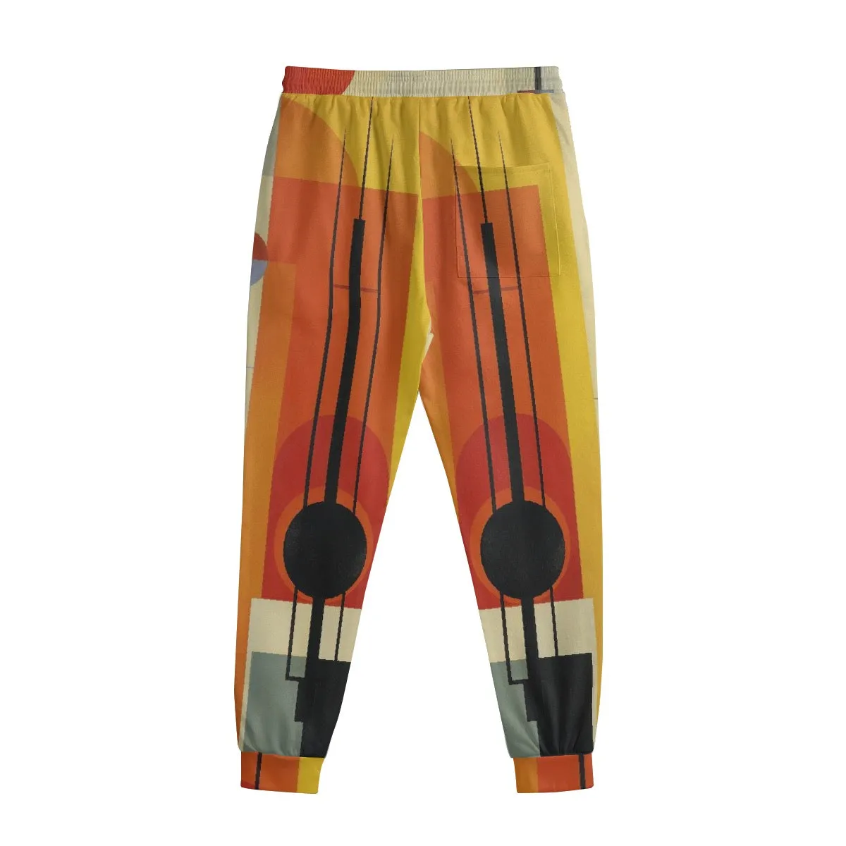All-Over Print Men's Sweatpants With Waistband237 multicolored, abstract, print