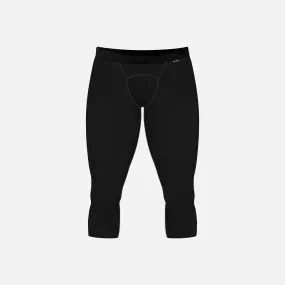 Basic Black 3/4 Tights for men - Big