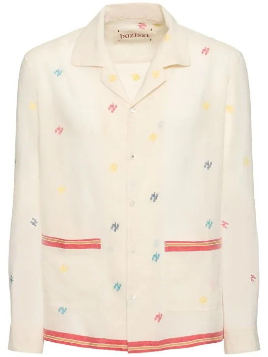 Baziszt   Embroidered cotton shirt 