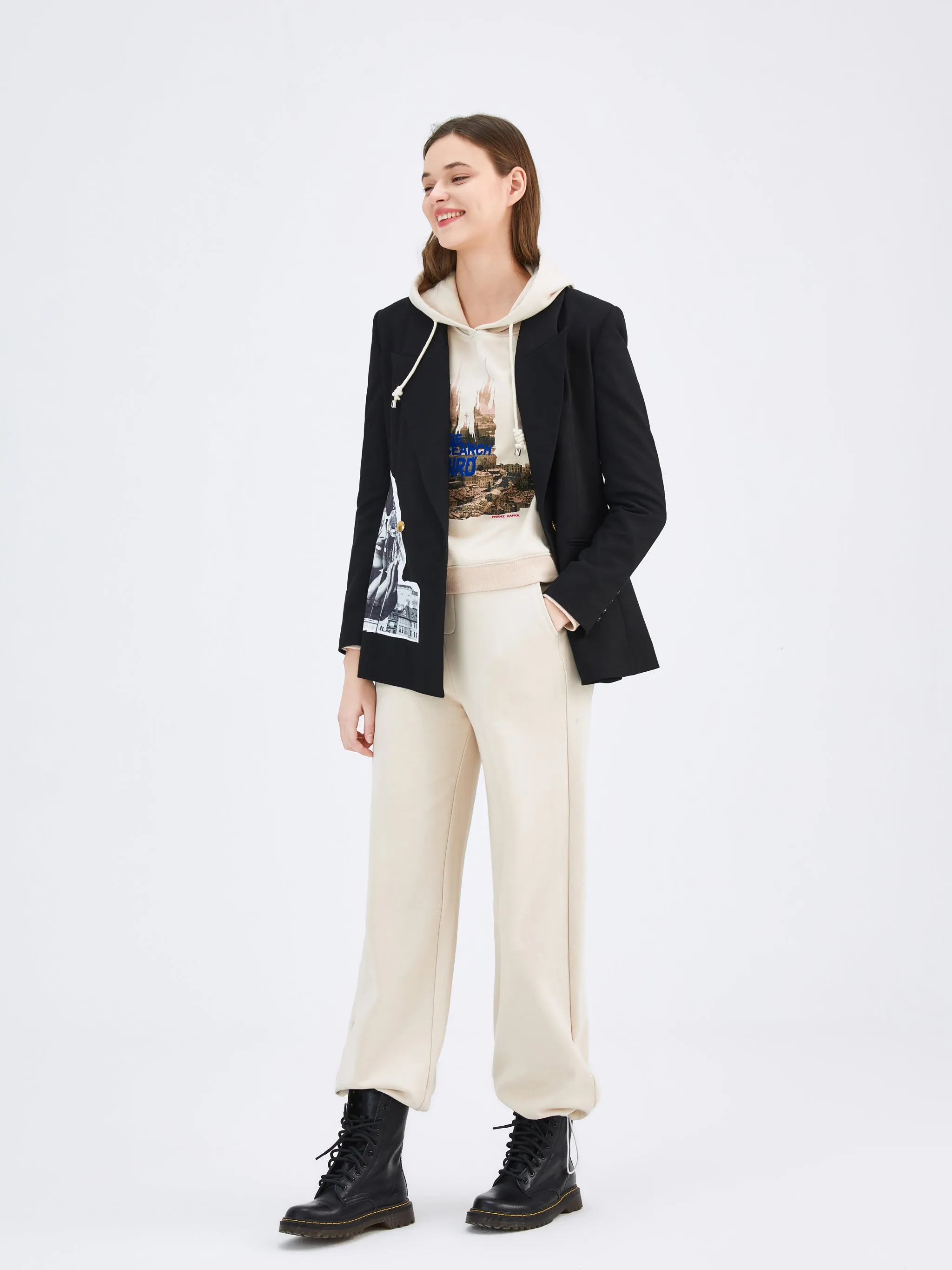 Beige Sweatpants