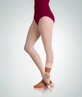 Body Wrappers Women's Plus Size Convertible Dance Tights