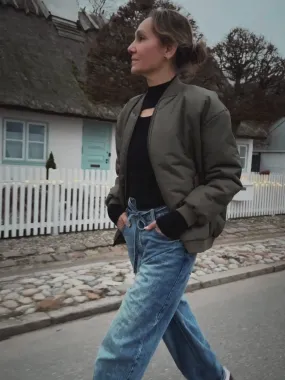 BOMBER JACKET - GREEN