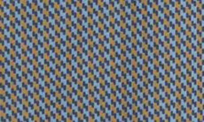Bonobos Blue Geo Print Stretch Short Sleeve Button Up Shirt
