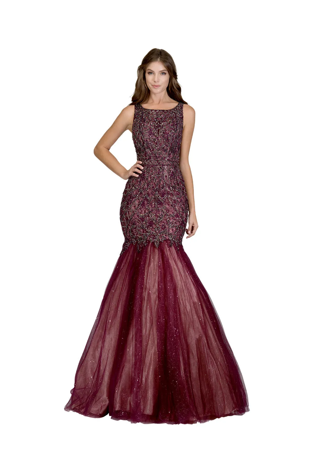 Charlotte Rhinestone Mermaid Tulle Dress