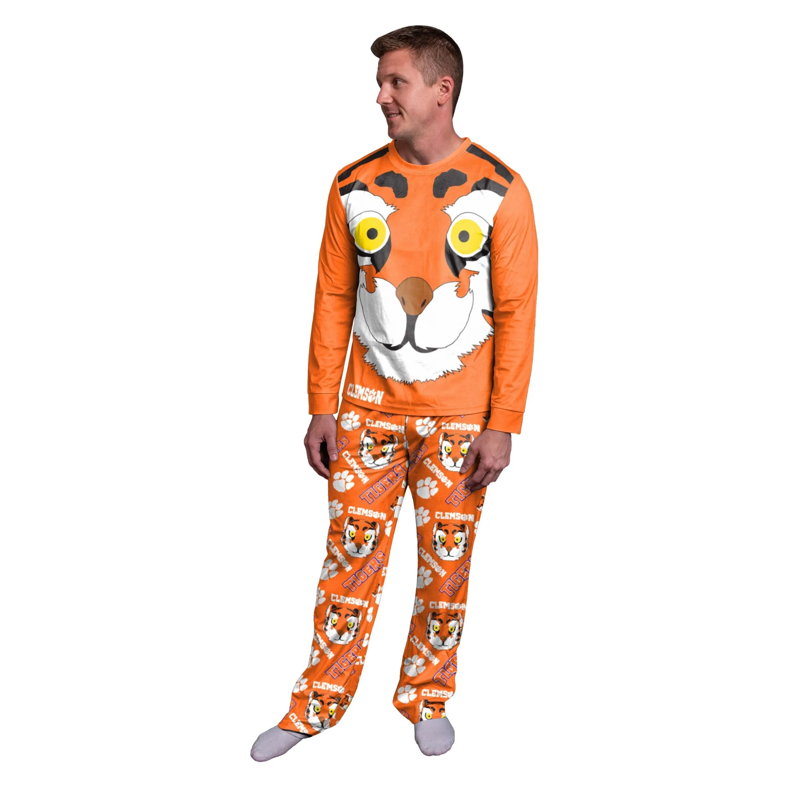 Clemson Tigers NCAA The Tiger Mascot Pajamas