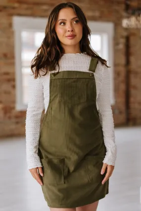 Connie Corduroy Overall Dress