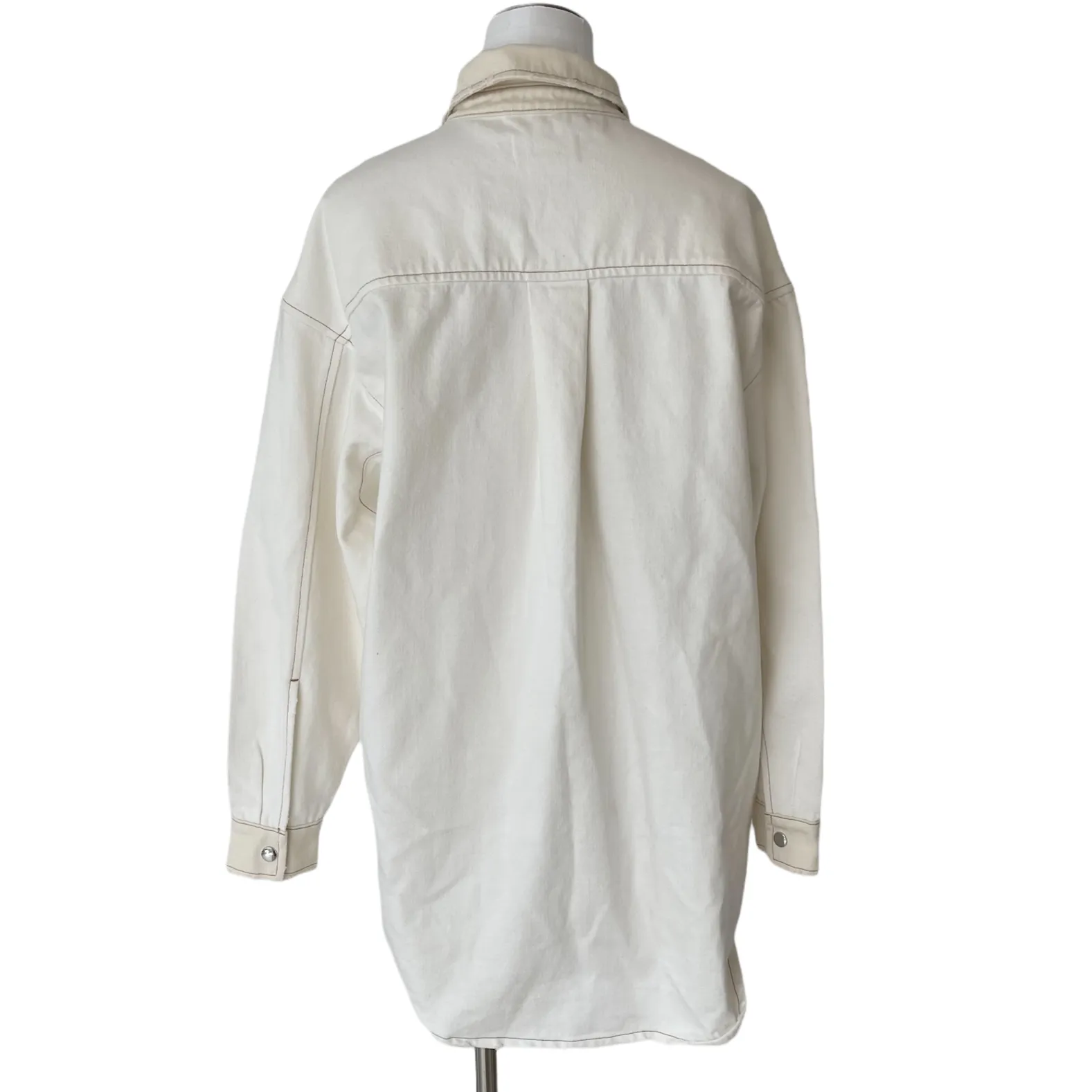 Cream Denim Jacket - XSS/XS
