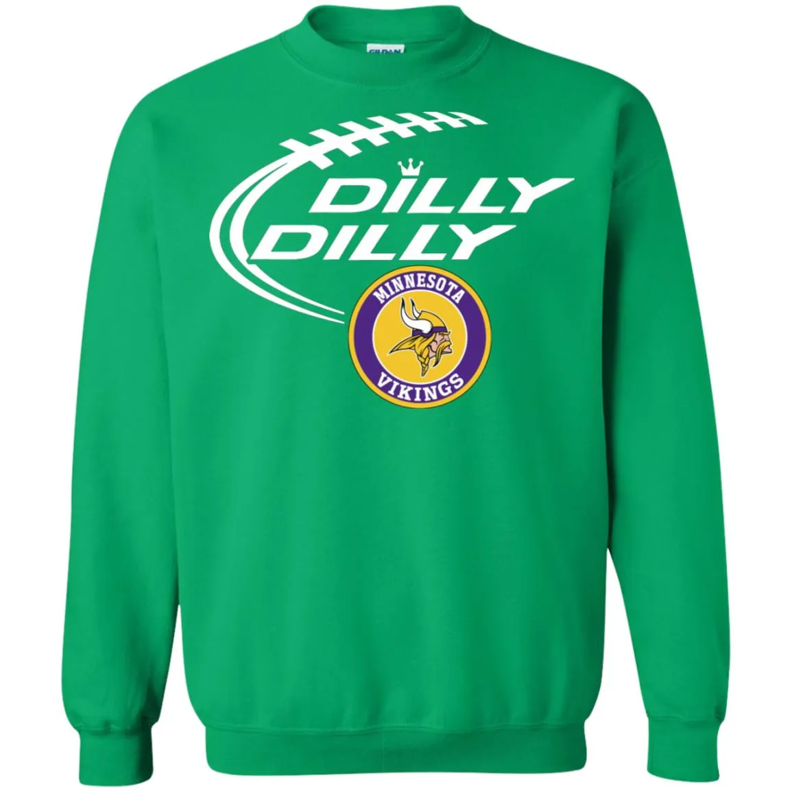 Dilly Dilly Minnesota Vikings Nfl Football Unisex Crewneck Pullover Sweatshirt