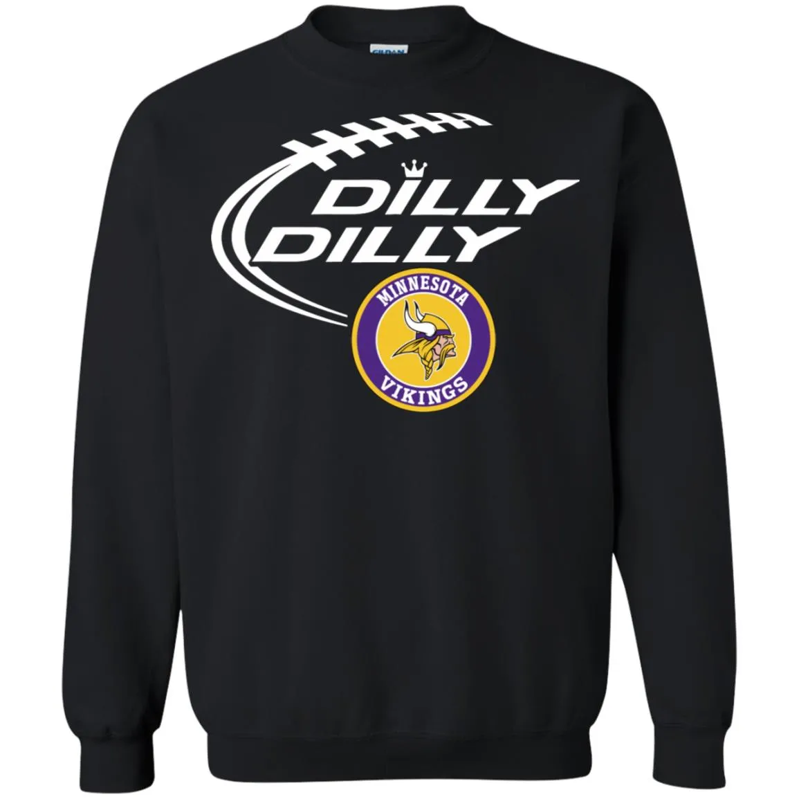 Dilly Dilly Minnesota Vikings Nfl Football Unisex Crewneck Pullover Sweatshirt