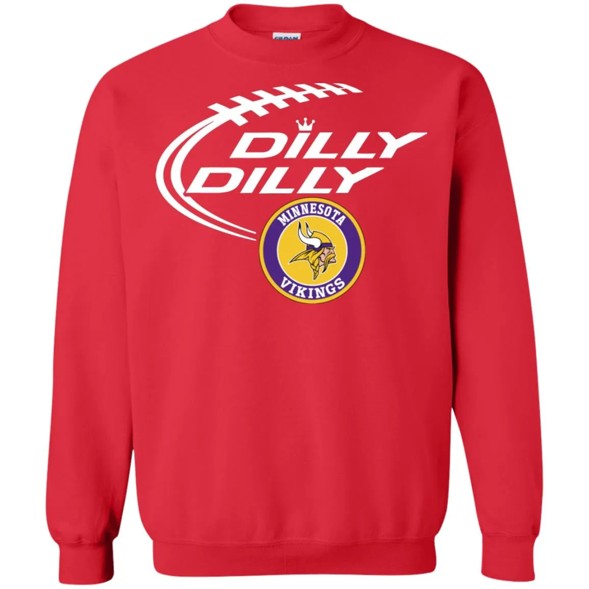 Dilly Dilly Minnesota Vikings Nfl Football Unisex Crewneck Pullover Sweatshirt
