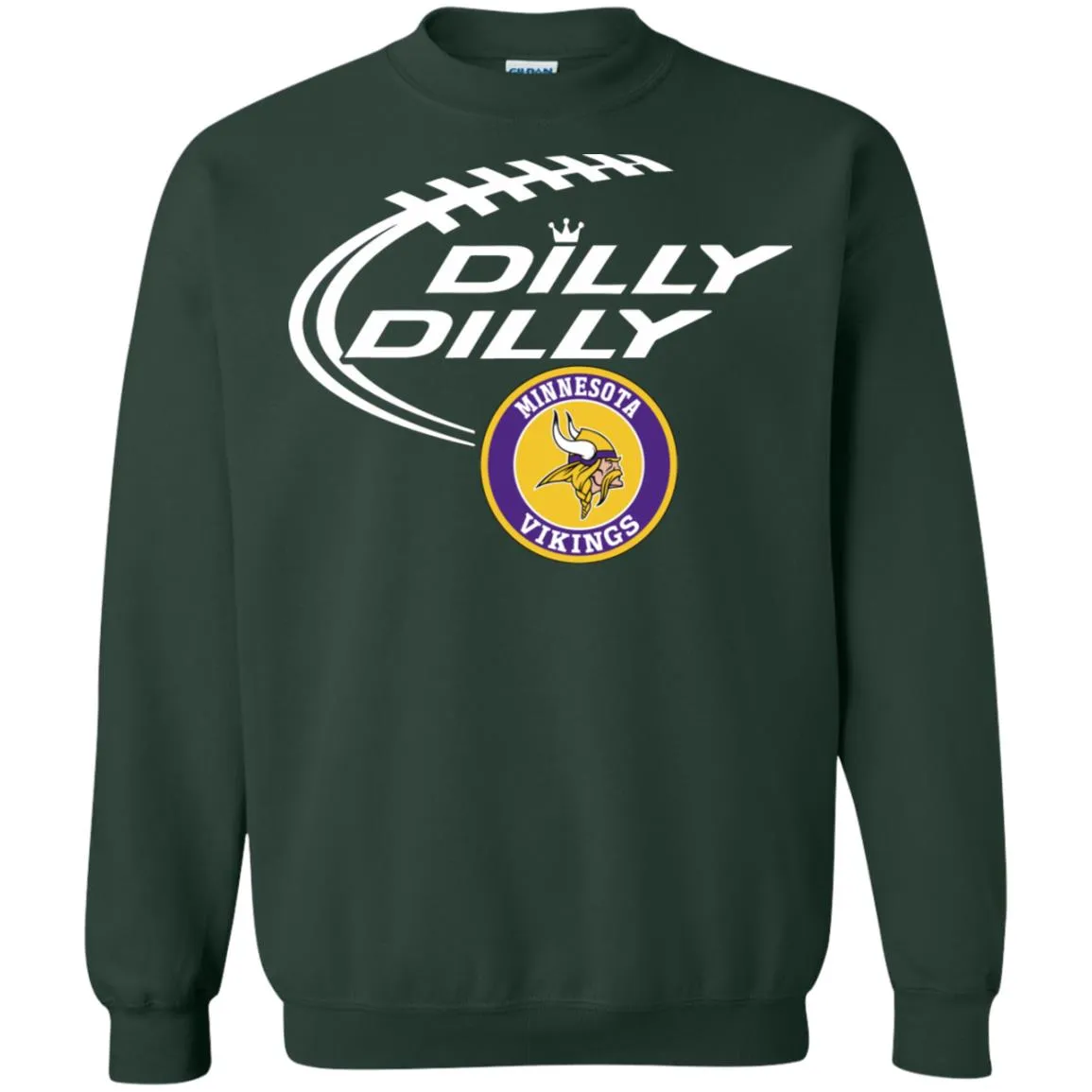 Dilly Dilly Minnesota Vikings Nfl Football Unisex Crewneck Pullover Sweatshirt