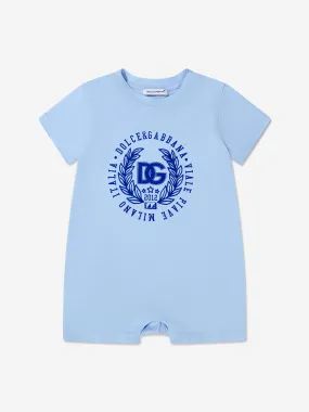 Dolce & Gabbana Baby Boys Logo Print Romper