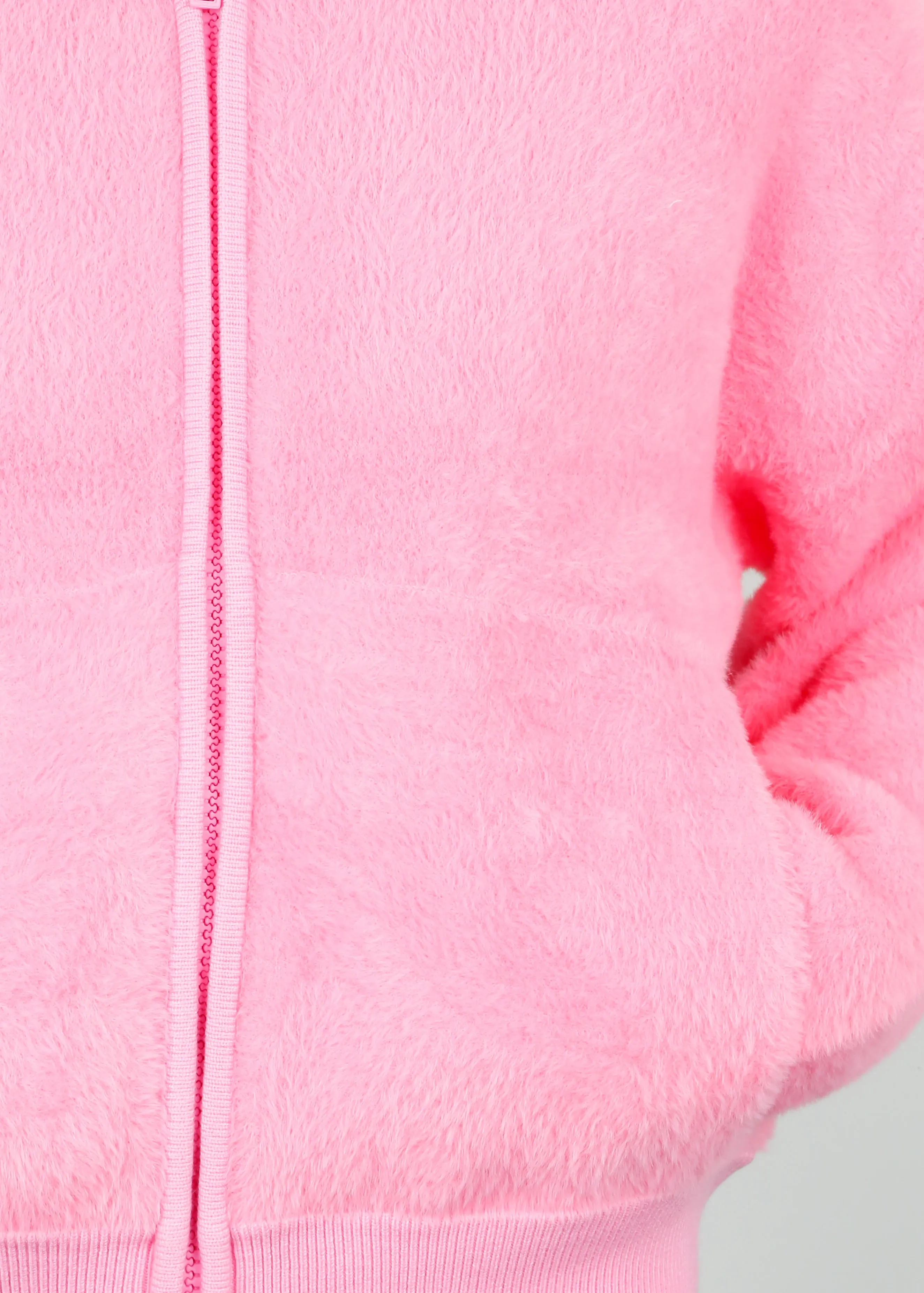 EA Dreamy Knit Bomber in Tea Rose