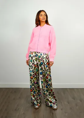 EA Dreamy Knit Bomber in Tea Rose