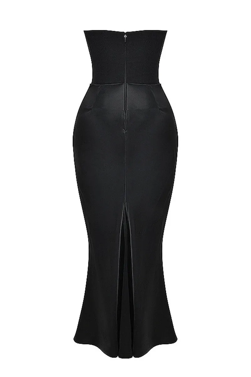 Ellen Strapless Bodycon Sexy Maxi Dress