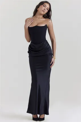 Ellen Strapless Bodycon Sexy Maxi Dress