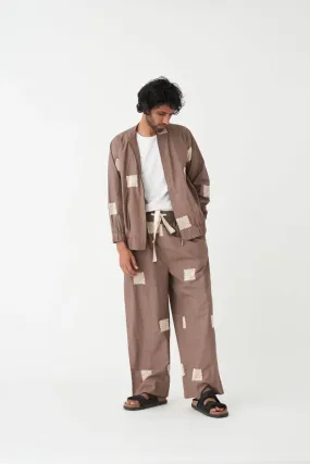 Embroidered Bomber Jacket Co-ord (Set of 2) - Cedar