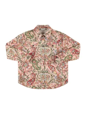 Etro   Printed stretch cotton jacket 