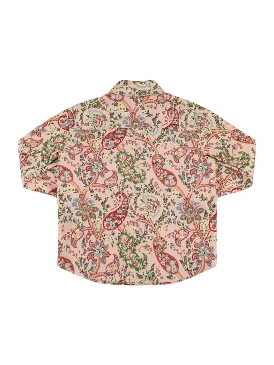 Etro   Printed stretch cotton jacket 