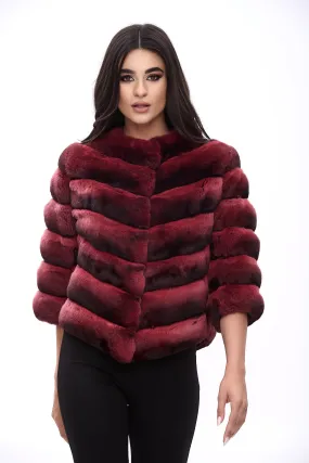 Exclusive cherry short jacket