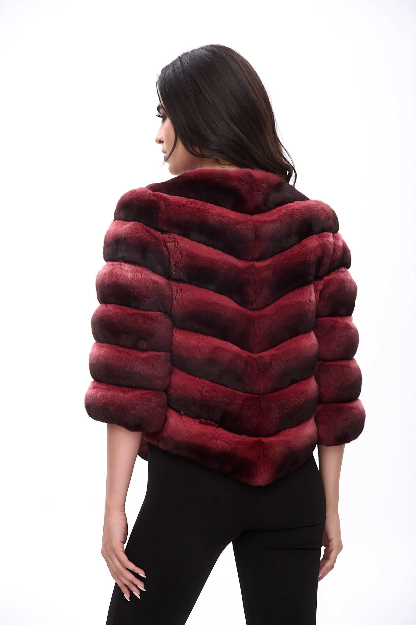 Exclusive cherry short jacket