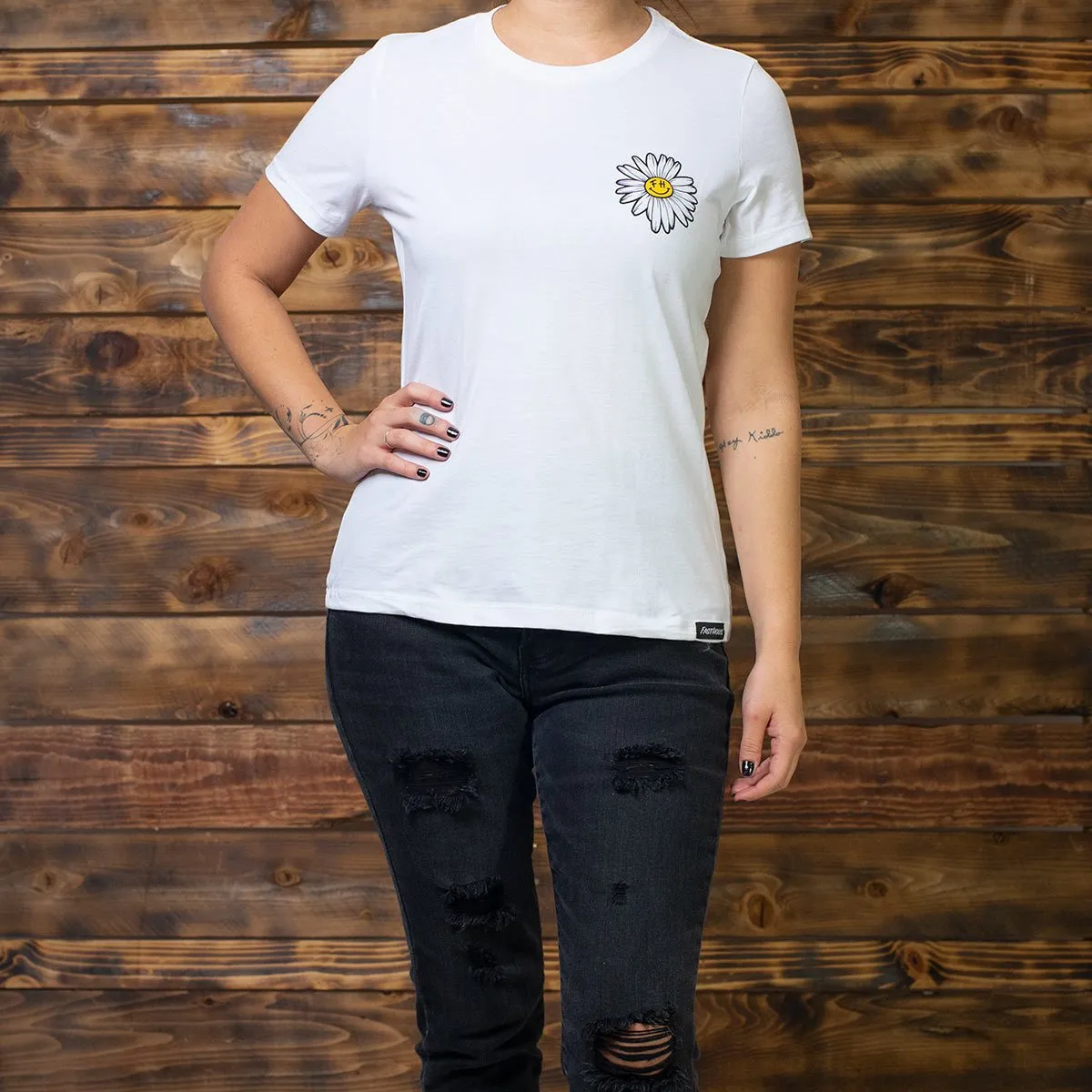 Fasthouse "All Smiles" Women's Tee - White