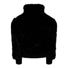 Faux Fur Bomber Jacket