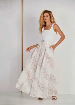 Flower Long Skirt