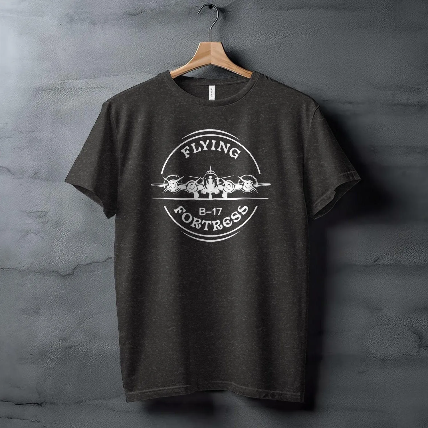 Flying Fortress B-17 T-Shirt, Vintage Aircraft Tee, WWII Bomber Plane Shirt, Aviation Enthusiast Gift, Retro Airplane Sweatshirt
