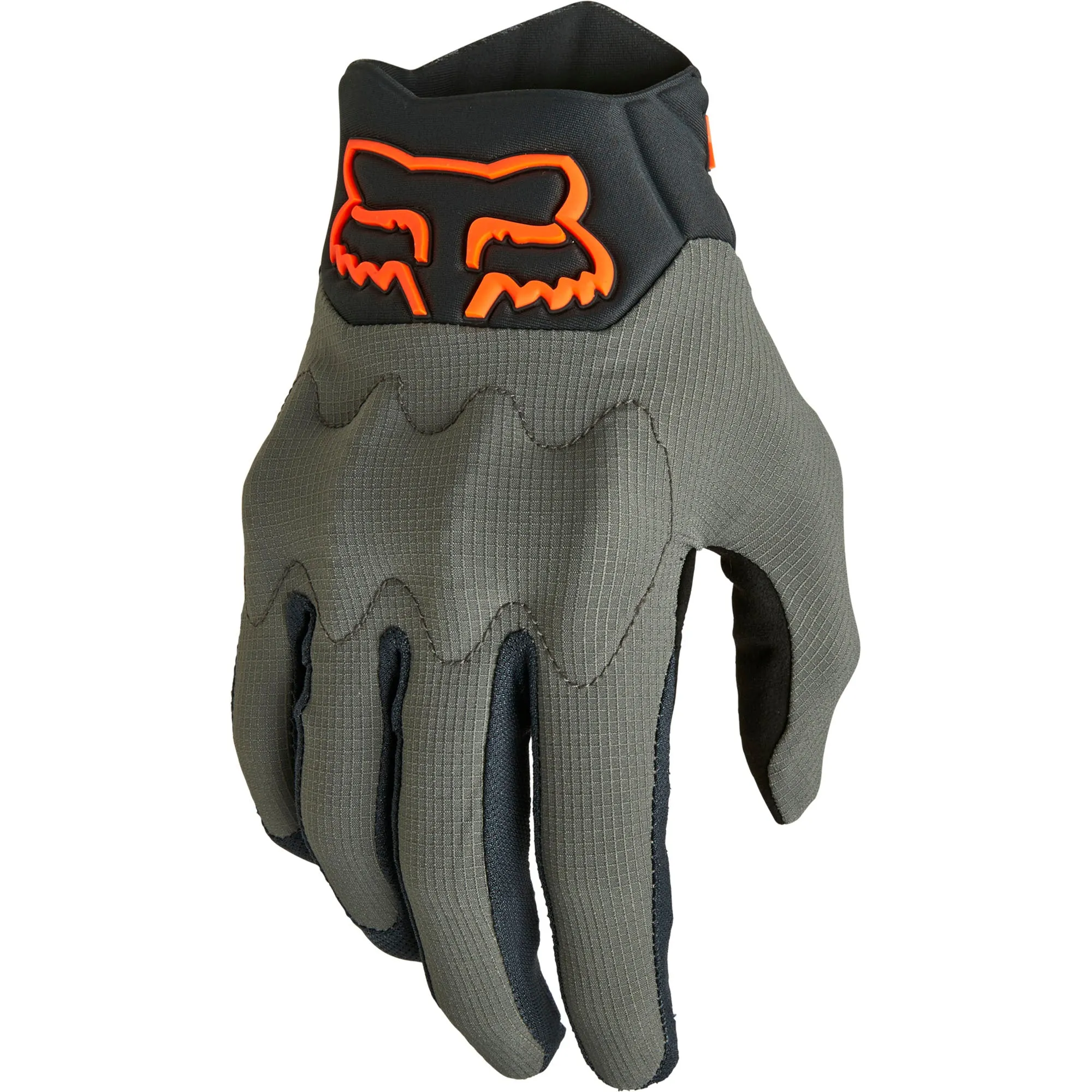 Fox Racing  Mens Bomber LT D30 Gloves Premium Knuckle Guard Off-Road Pewter