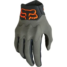 Fox Racing  Mens Bomber LT D30 Gloves Premium Knuckle Guard Off-Road Pewter