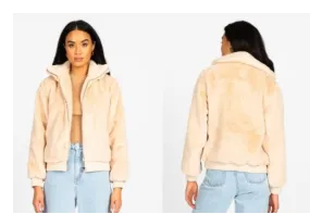 Fur Bomber Jacket
