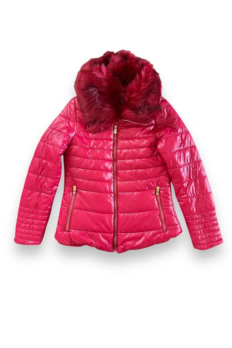 Fur Hooded Puffer Jacket