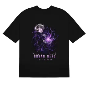 Gojo Satoru Urban Nerd Jujutsu Kaisen T-Shirt - Purple Design