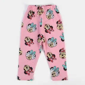 Infant Girls Printed Tights All Over-Candy Pink