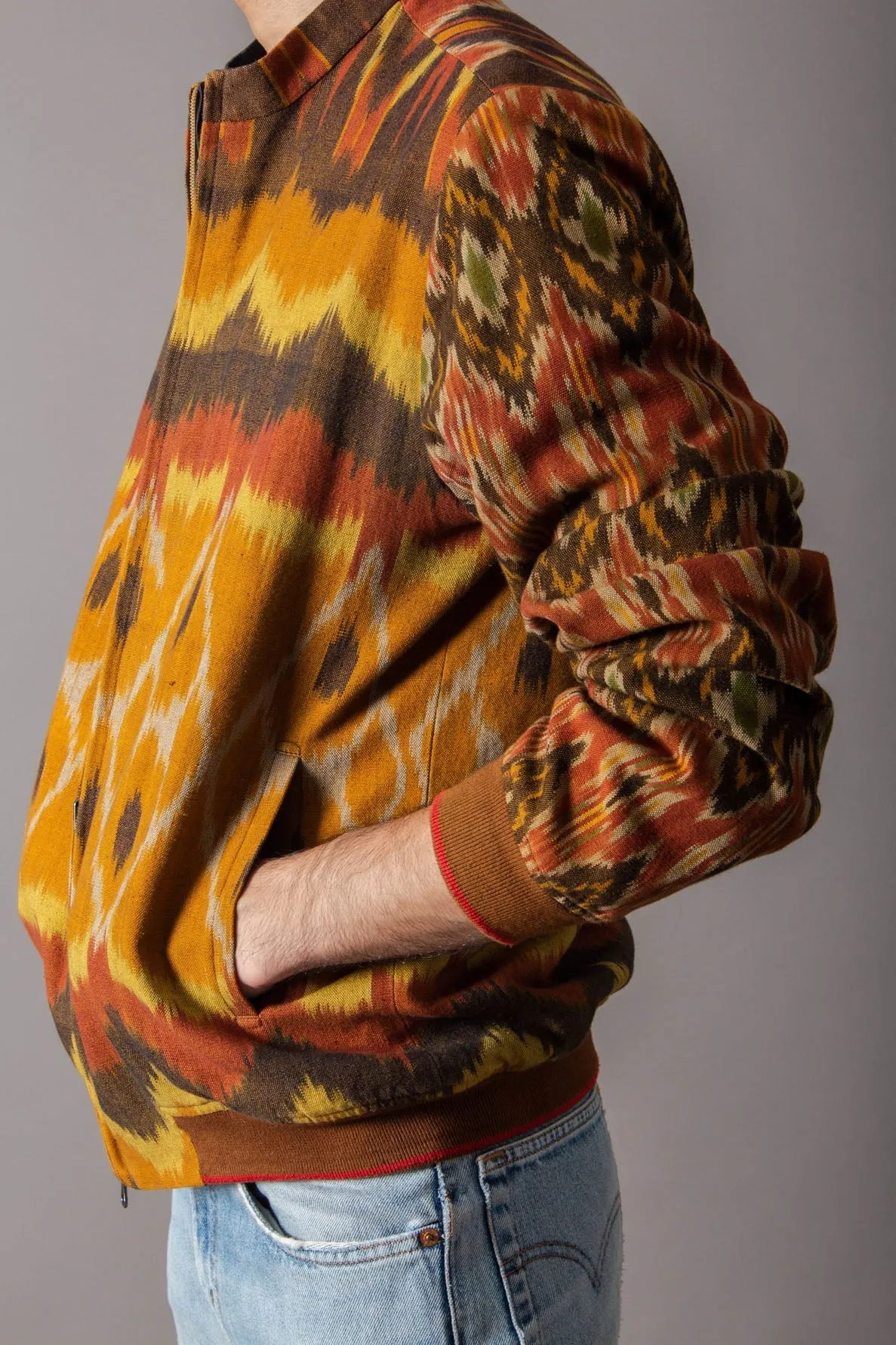 Jaanbaaz Bomber Cotton Ikat