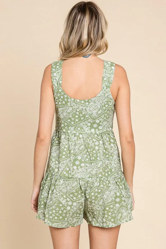 Jessie Romper - Sage