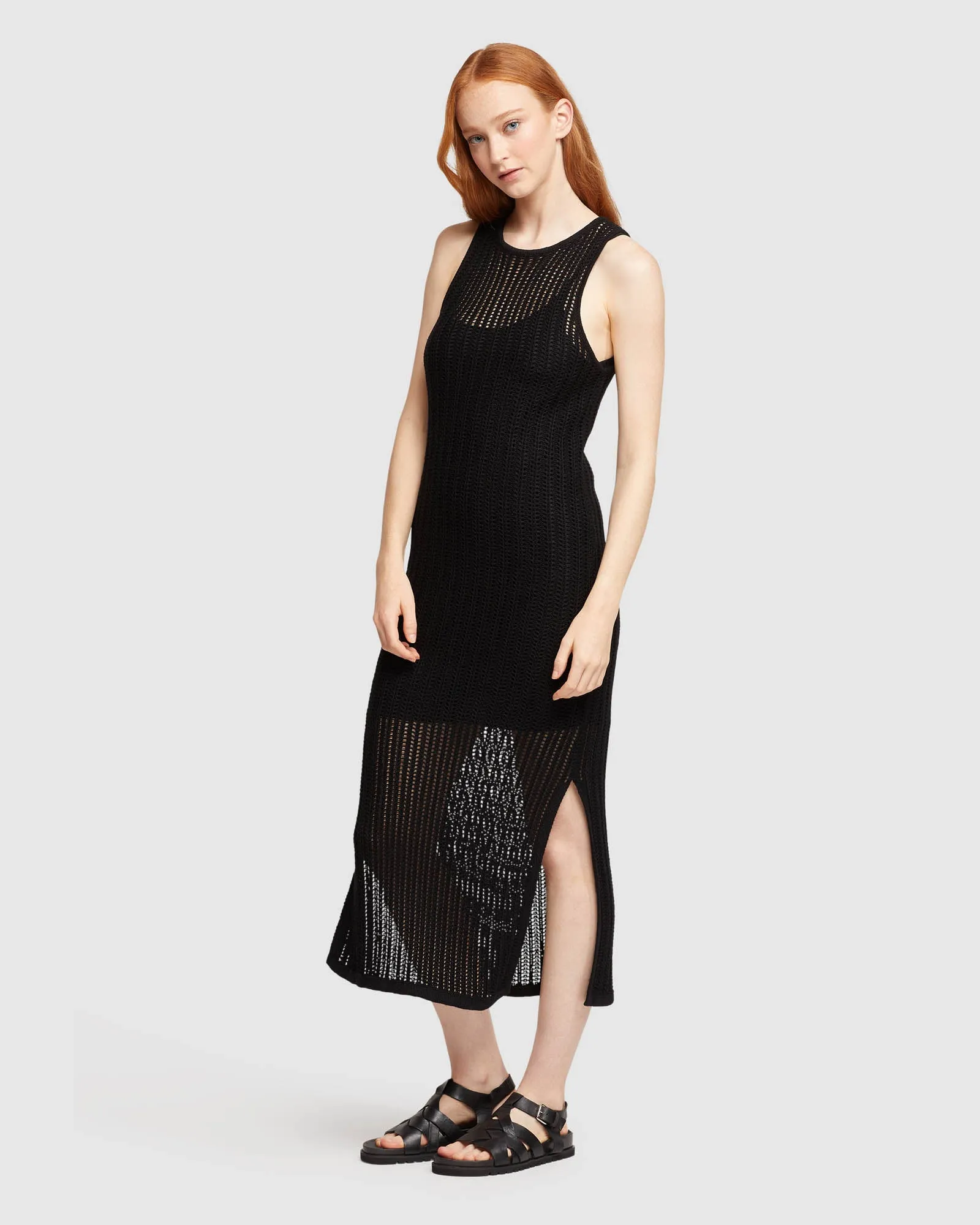Katherine Knit Dress With Slip
