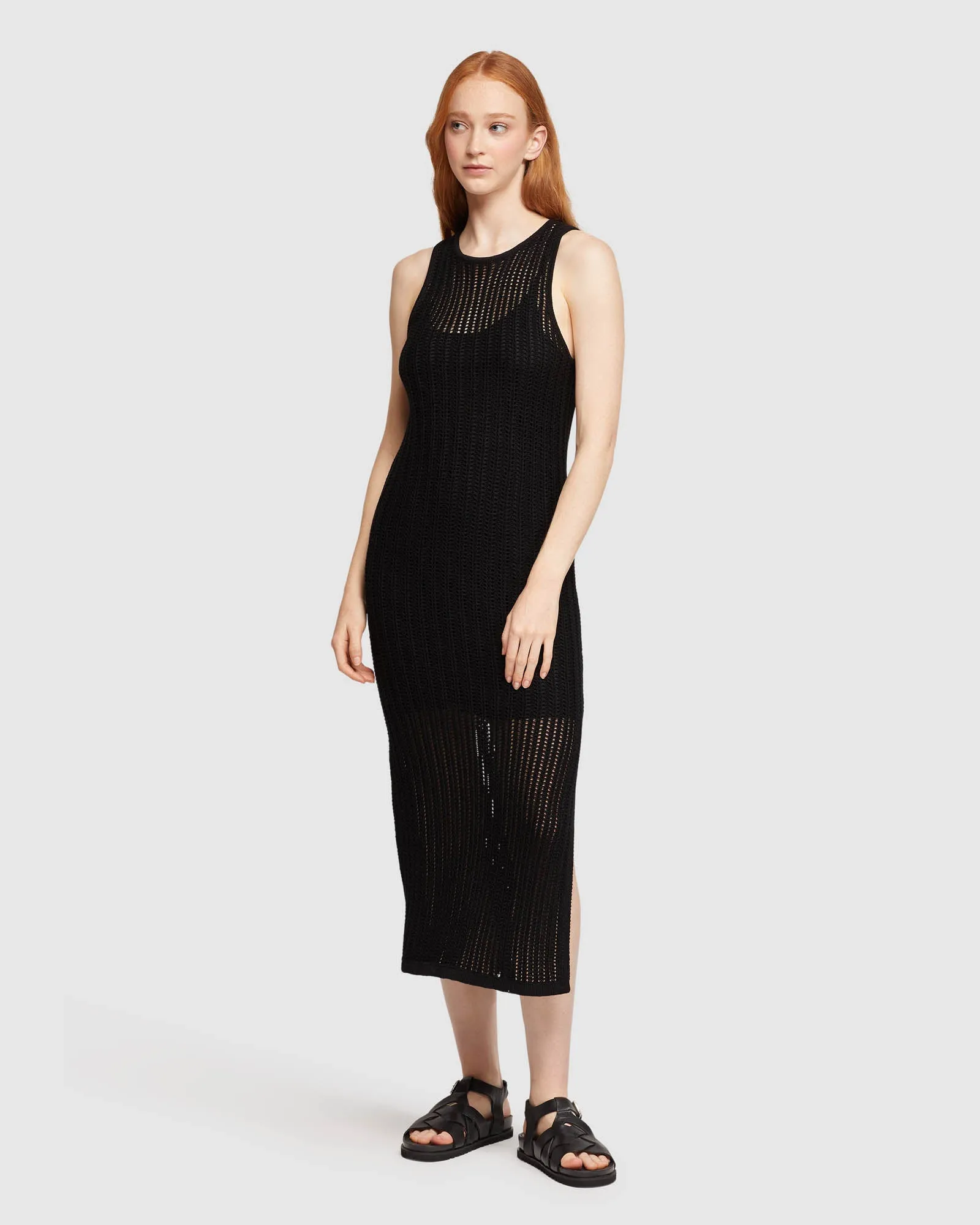 Katherine Knit Dress With Slip