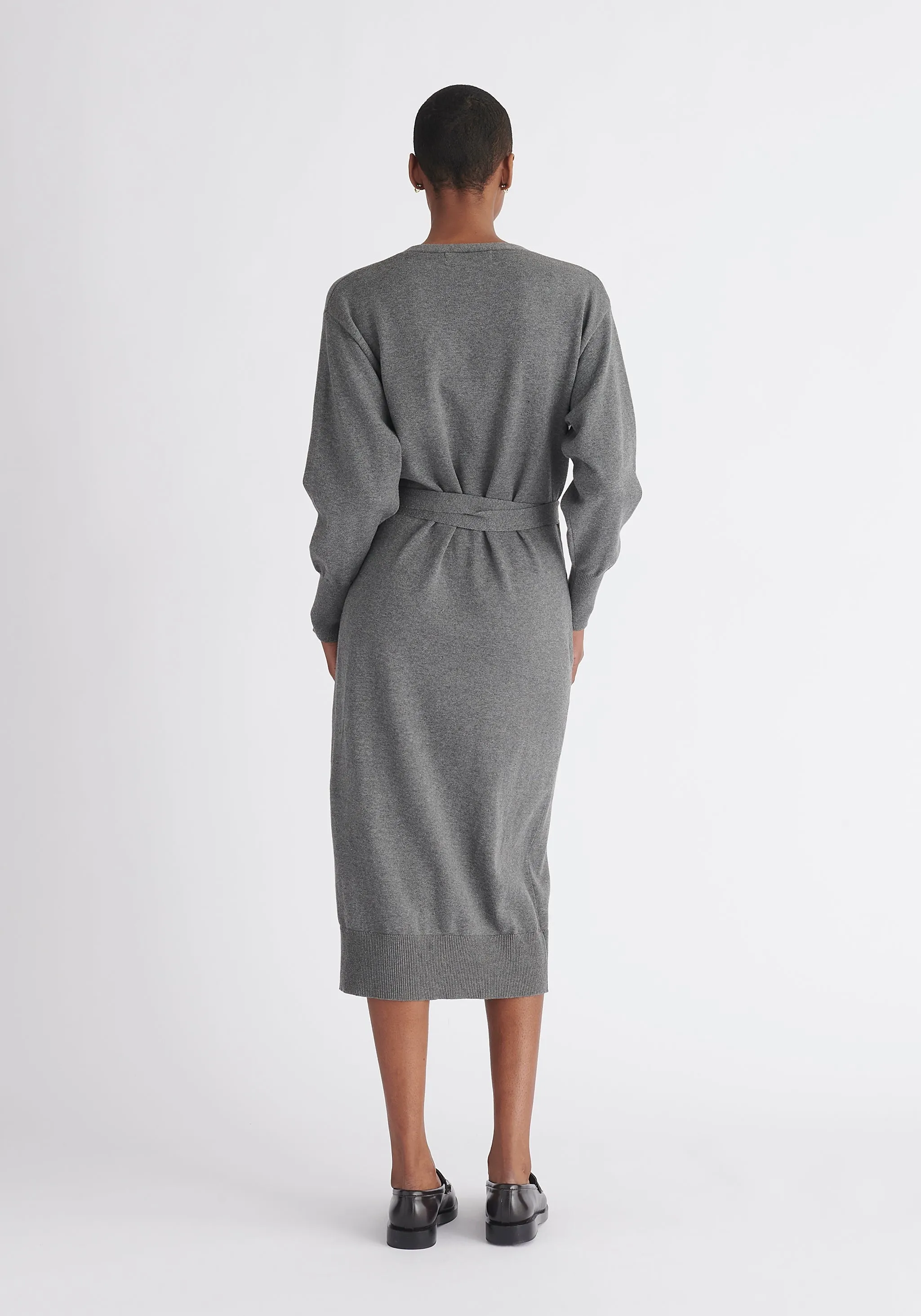 Knitted Wrap Dress
