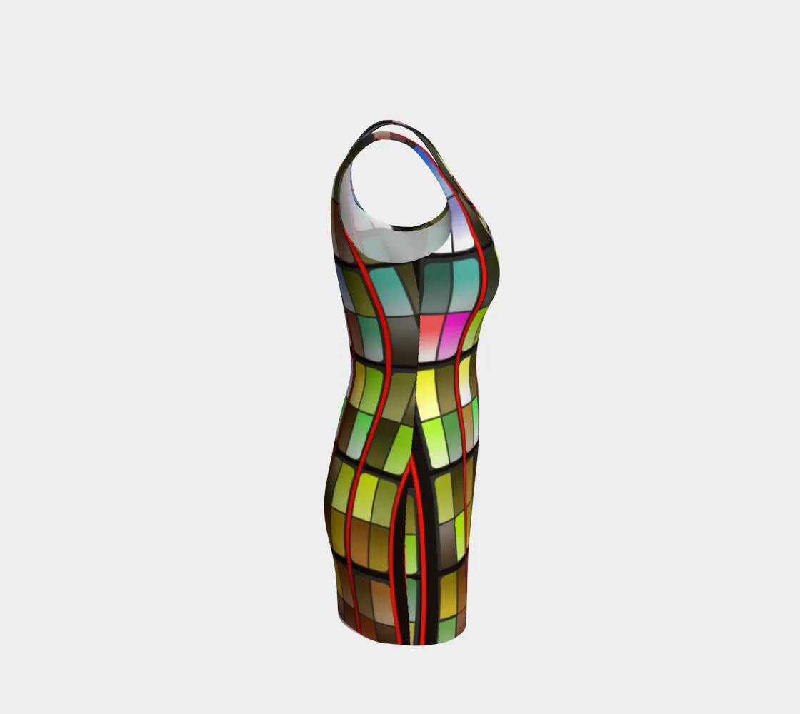 Lafayette Stained Glass Body Dress