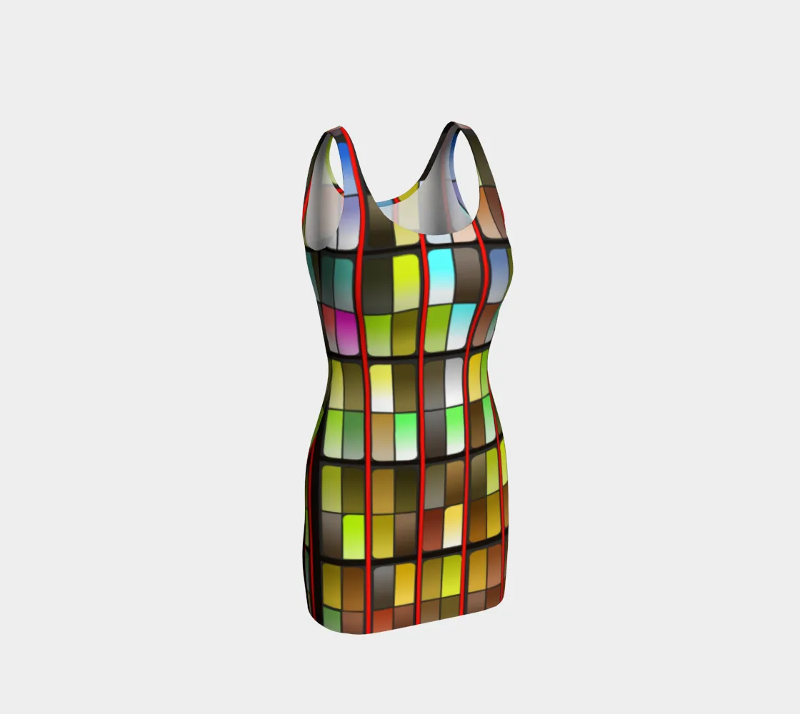 Lafayette Stained Glass Body Dress