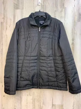 LANDS END JACKETS / COATS Size L Black PUFFER JACKET Jacket