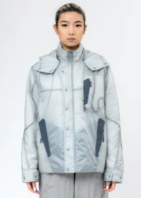 Light Grey Transparent Padded Jacket