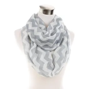Lightning Grey Infinity Scarf