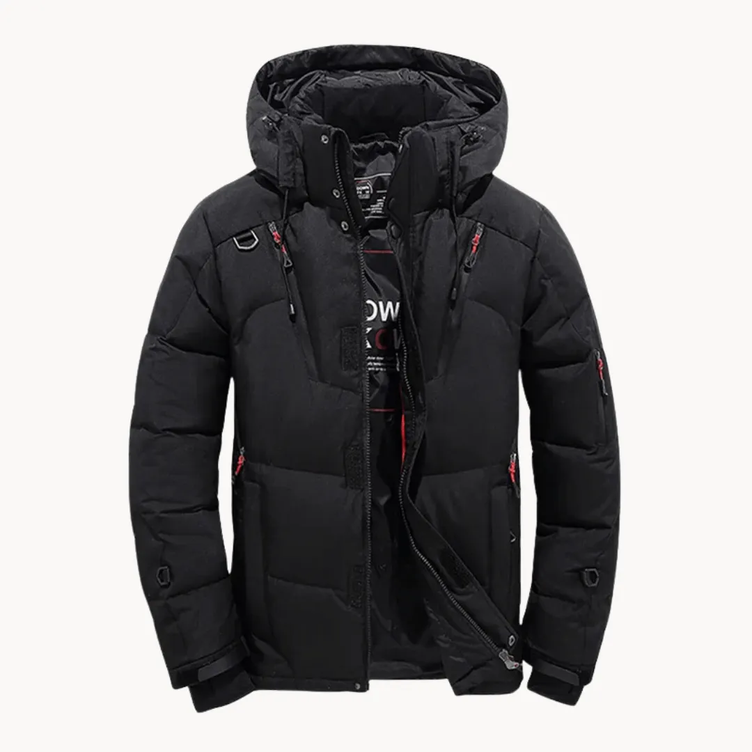 Lightweight Down Puffer Jacket with Detachable Hood