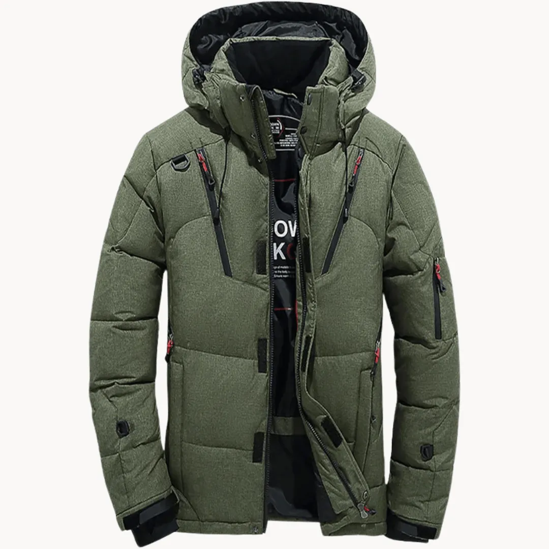 Lightweight Down Puffer Jacket with Detachable Hood